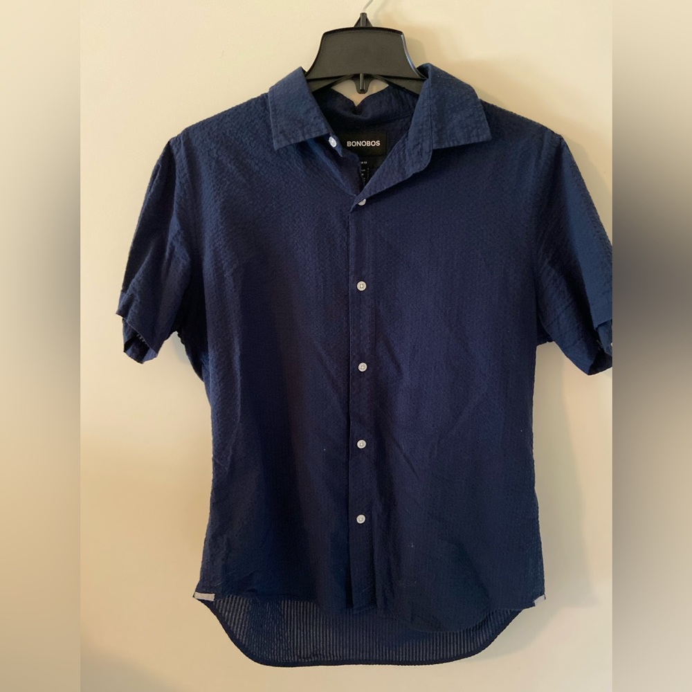 Bonobos Men's Navy Blue Shirt